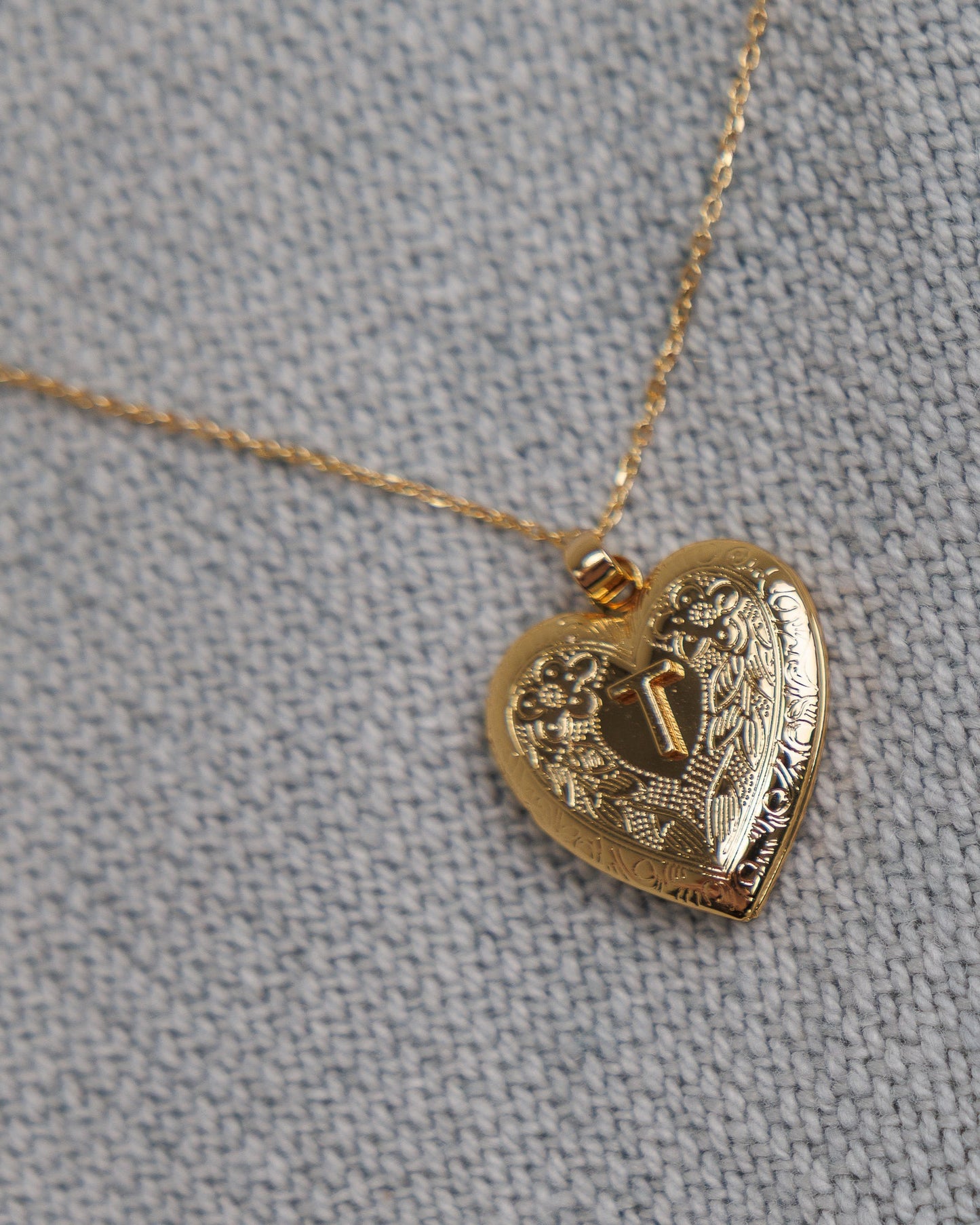 Monogram Heirloom Locket - Final Sale