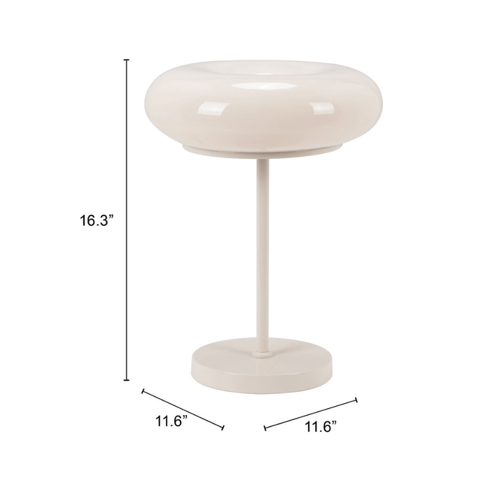 Munk Table Lamp Beige - Elite Maison