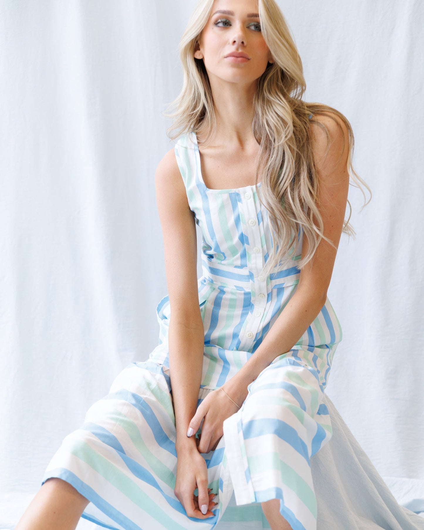 Santorini Stripe Dress