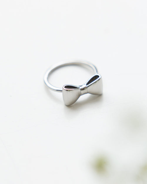 Silver Bow Ring