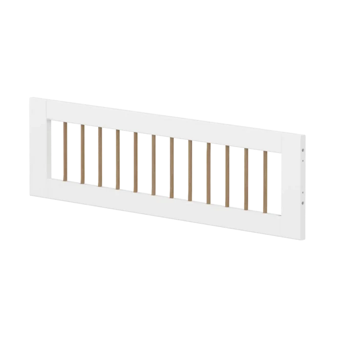 1/2 Safety Rail, White/Oak FLEXA SAFETYRAIL safety-rail-front-for-slide-w-oak-crossbars-f-wht-1-2-200cm   200 flexa-com.myshopify.com