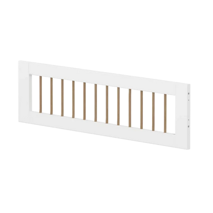 1/2 Safety Rail, White/Oak FLEXA SAFETYRAIL safety-rail-front-for-slide-w-oak-crossbars-f-wht-1-2-200cm   200 flexa-com.myshopify.com