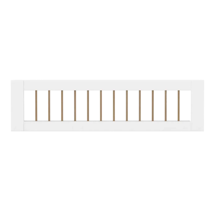 1/2 Safety Rail, White/Oak FLEXA SAFETYRAIL safety-rail-front-for-slide-w-oak-crossbars-f-wht-1-2-200cm   200 flexa-com.myshopify.com