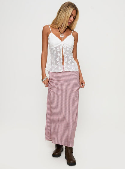 Evalena Split Front Top White