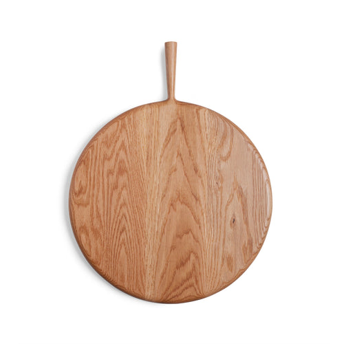 16" Circle Cutting Board in Oak