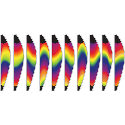 26 in. Hot Air Balloon - Wavy Gradient