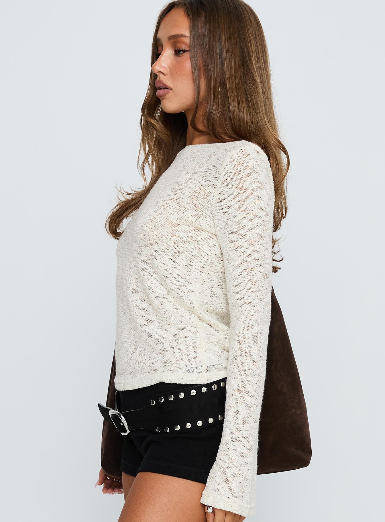 Follow Emotions Wide Neck Top Cream