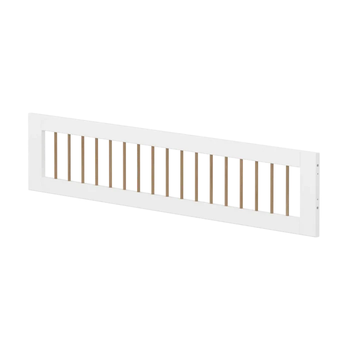 3/4 Safety Rail with, White/Oak FLEXA SAFETYRAIL safety-rail-front-w-bars-oak-birch-f-wht-3-4-200-cm   200 flexa-com.myshopify.com