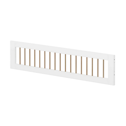 3/4 Safety Rail with, White/Oak FLEXA SAFETYRAIL safety-rail-front-w-bars-oak-birch-f-wht-3-4-200-cm   200 flexa-com.myshopify.com