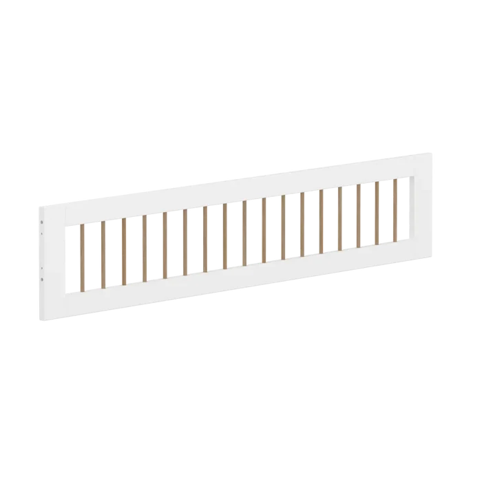 3/4 Safety Rail with, White/Oak FLEXA SAFETYRAIL safety-rail-front-w-bars-oak-birch-f-wht-3-4-200-cm   200 flexa-com.myshopify.com