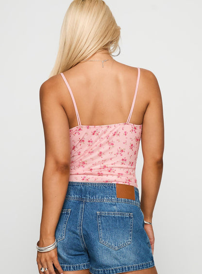 Final Fantasy Bodysuit Pink Floral