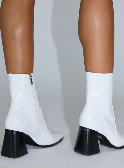 Michelle Boots White