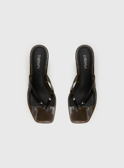 Therapy Jellyz Kitten Heels Smoke