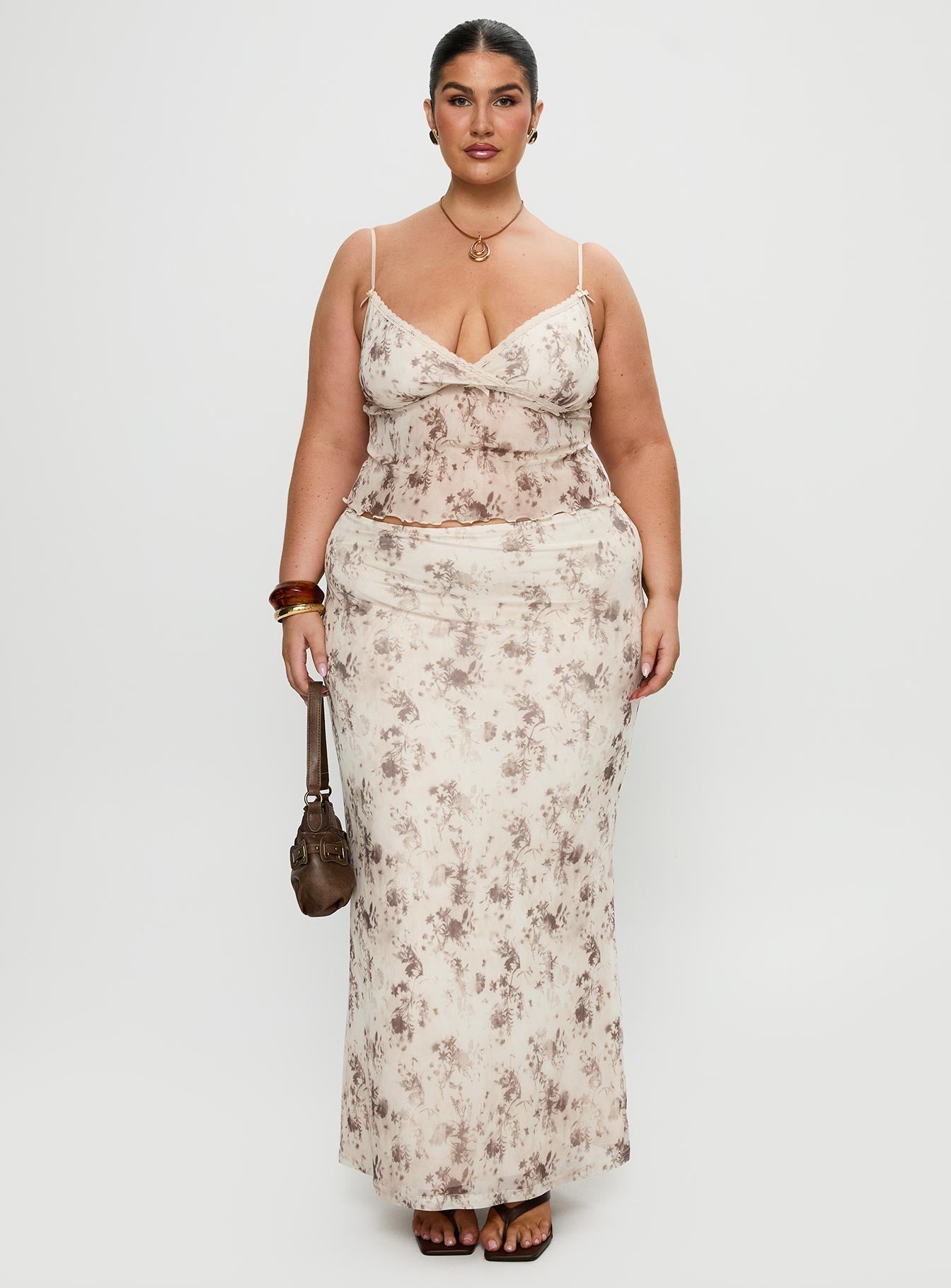 Shepherd Top Floral Multi Curve