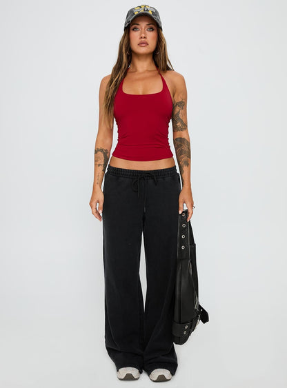 Ezekiel Nylon Top Red
