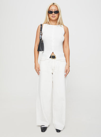 Oregano Top White