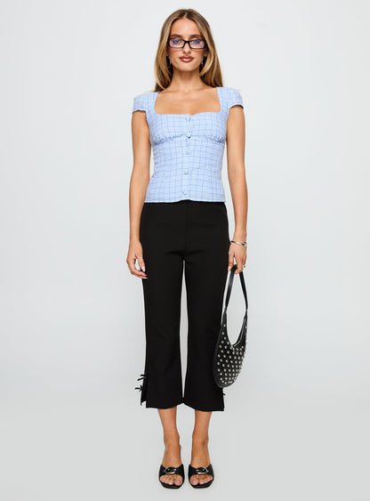 Getting Close Button Up Top Blue Check