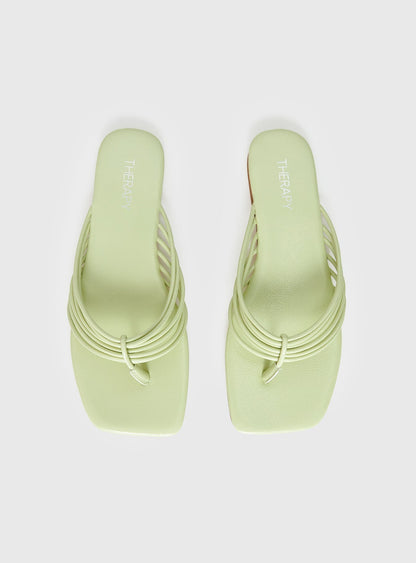 Therapy Alexia Thong Sandals Green