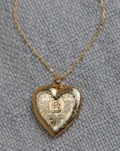 Monogram Heirloom Locket - Final Sale