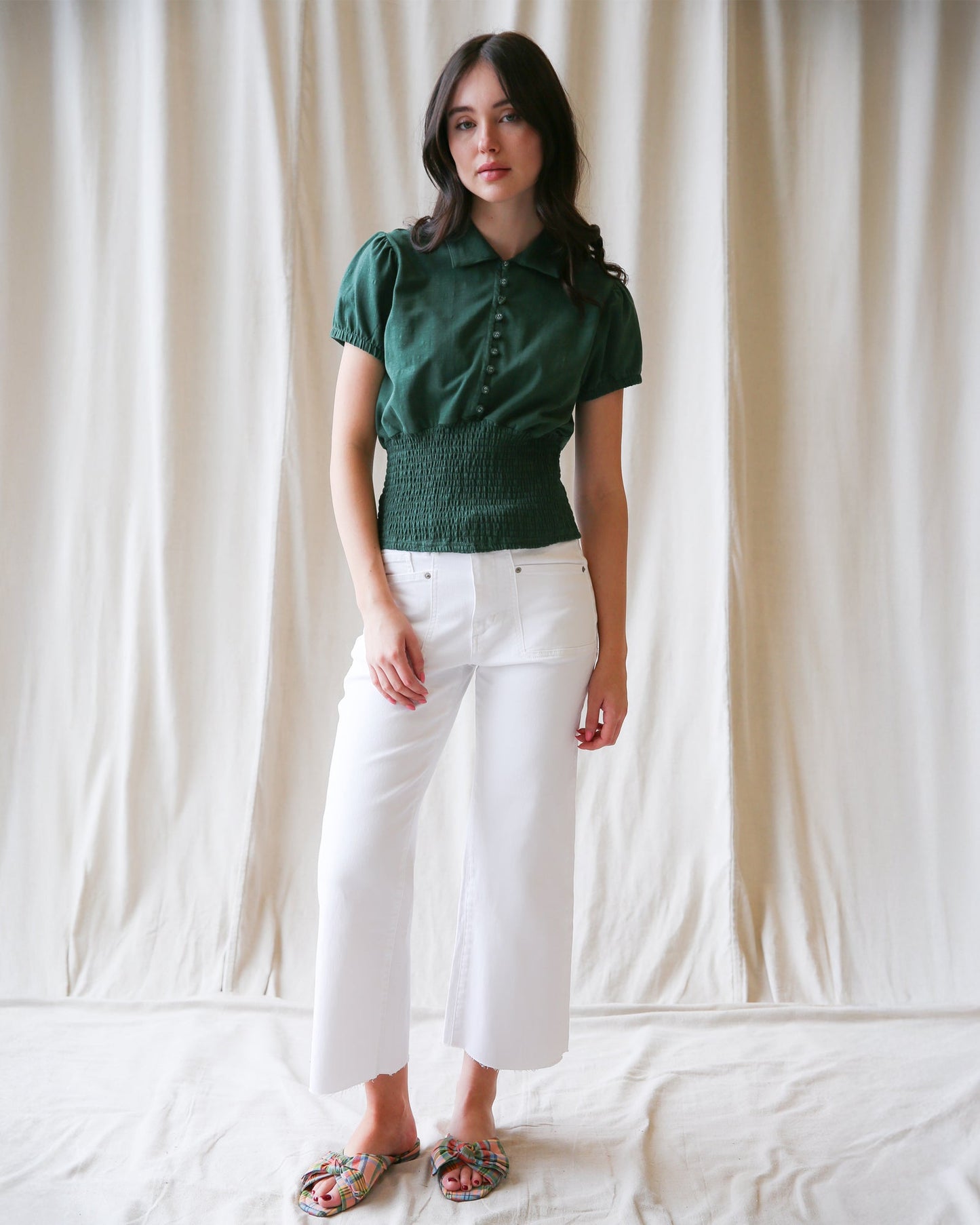 Smocked Bodice Top - Final Sale