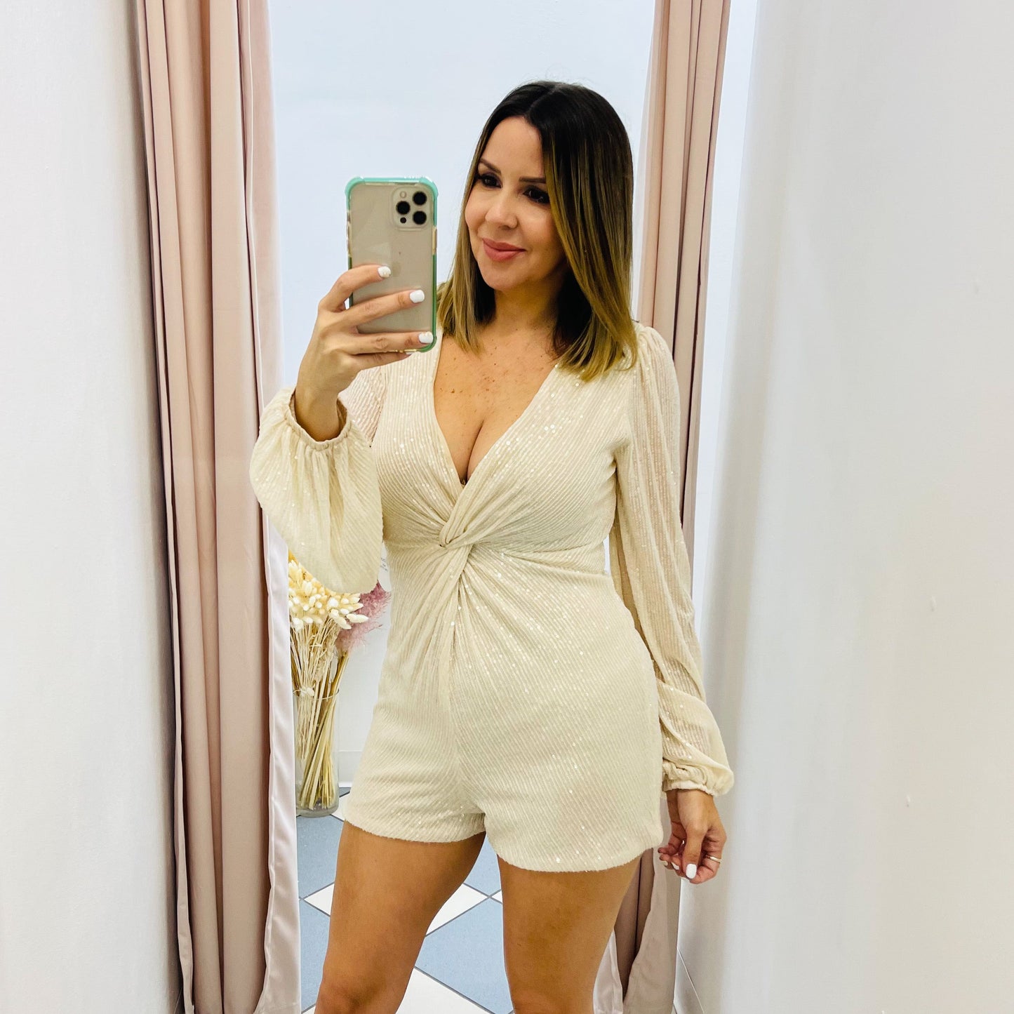 Sequin romper