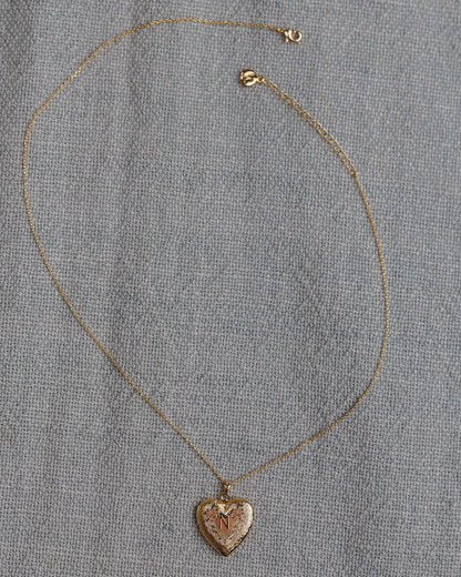 Monogram Heirloom Locket - Final Sale