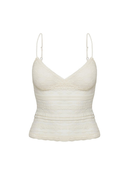 Orabela Lace Top Cream