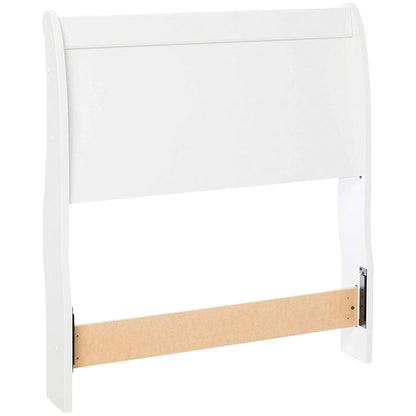 Anarasia White Twin Sleigh Headboard QK1053392