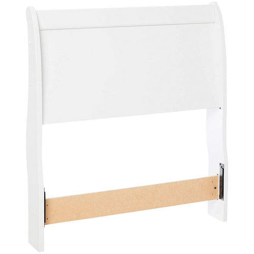 Anarasia White Twin Sleigh Headboard QK1053392