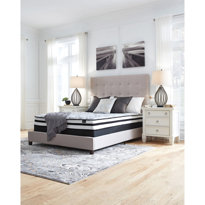 Front right view of Ashley Chime 8 Inch Innerspring Twin Mattress
