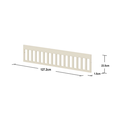 Baby Safety rail, 140x70 cm, Cream  safety-rail-for-baby-bed-1272x235x15-cream-white  flexa-com.myshopify.com