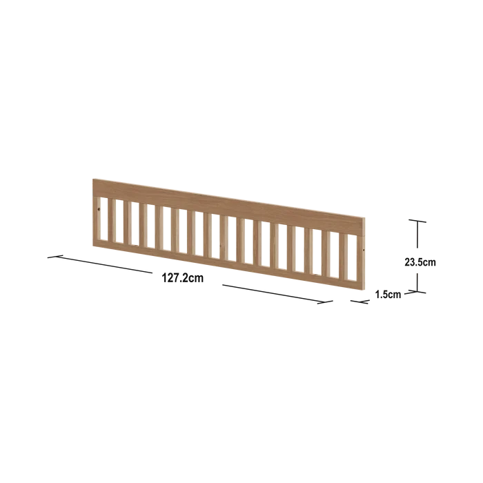 Baby Safety rail, 140x70 cm, Oak SAFETYRAIL safety-rail-for-baby-bed-1272x235x15-oak-clear-lacq  flexa-com.myshopify.com