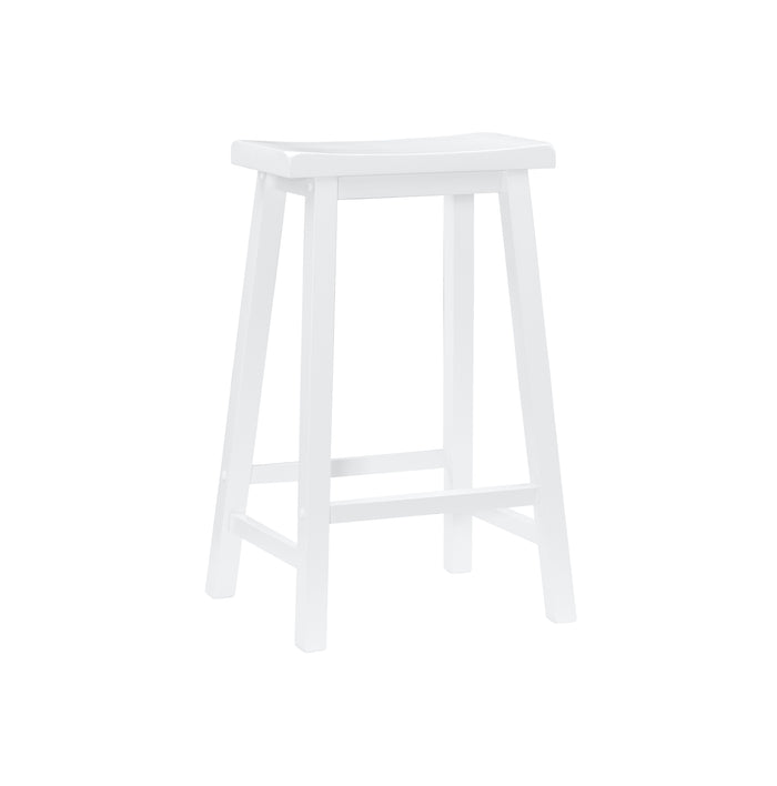 White / Single Bar Stool
