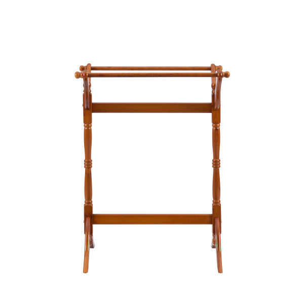 Boone Oak Blanket Rack