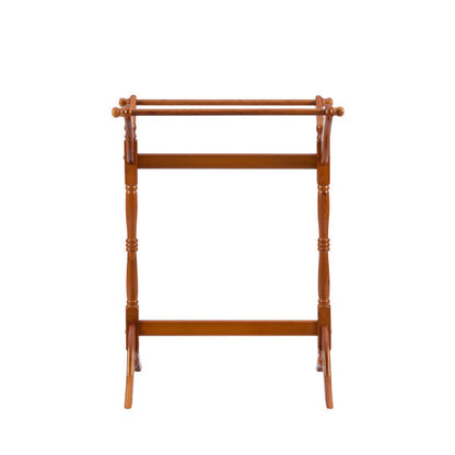 Boone Oak Blanket Rack