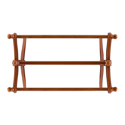Boone Oak Blanket Rack