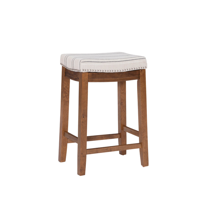Charcoal-Stripe / Single Counter Stool