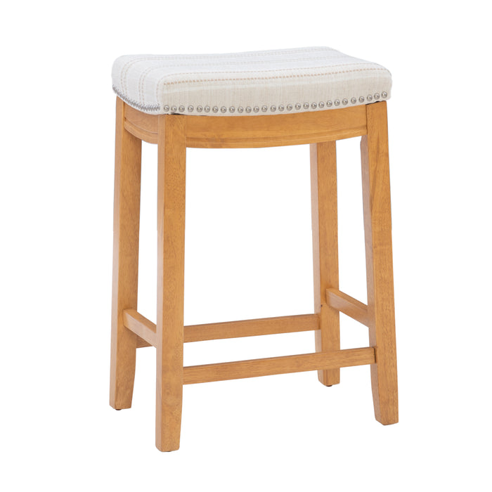 Natural-Stripe / Single Counter Stool