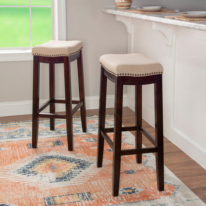 Claridge Linen Stool