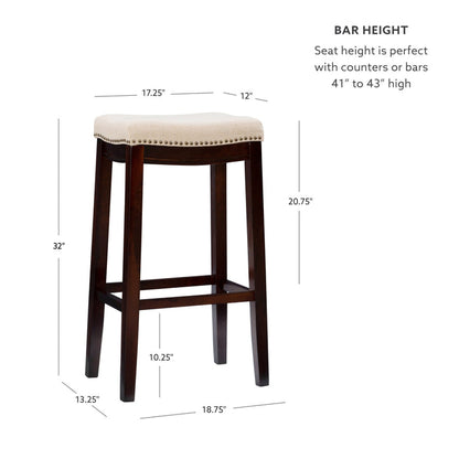 Claridge Linen Stool