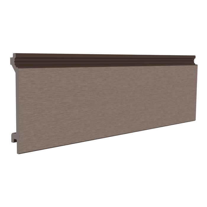 NeoTimber Classic Composite Cladding Board – Chocolate – Angled Close Up