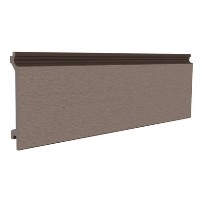 NeoTimber Classic Composite Cladding Board – Chocolate – Angled Close Up
