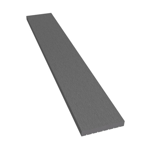 NeoTimber Classic Composite Cladding Skirting Trim – Grey – Non-FSC Clearance – Angled Close Up