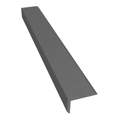 NeoTimber Classic Composite Decking Corner Trim – Grey – Angled Close Up