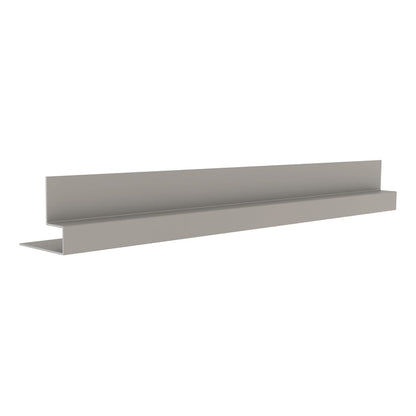 NeoTimber Classic & Deluxe Composite Cladding End Trim – Silver Birch – Angled Close Up