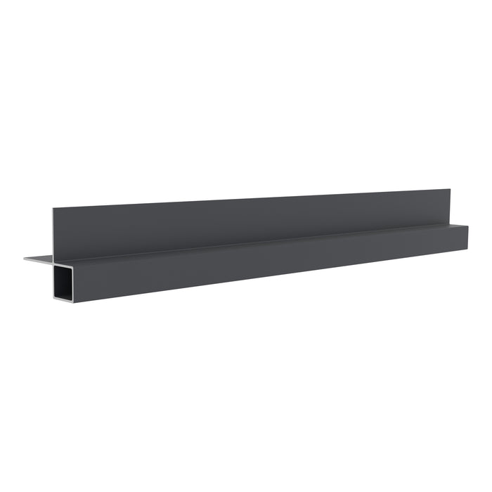 NeoTimber Classic & Deluxe Composite Cladding External Corner Trim – Charcoal – Angled Close Up