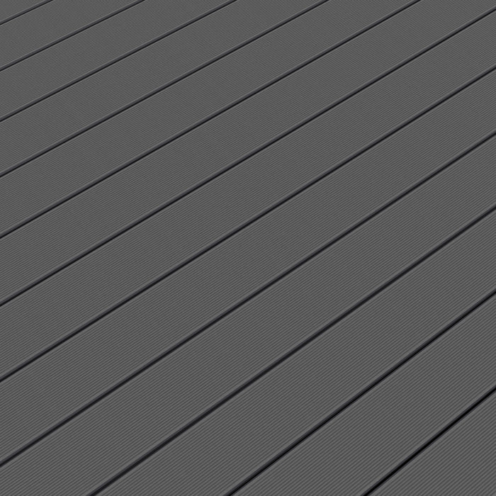 NeoTimber Classic Lite Composite Decking – Grey – Surface Texture Detail - Grooved