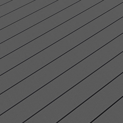 NeoTimber Classic Lite Composite Decking – Grey – Surface Texture Detail - Grooved