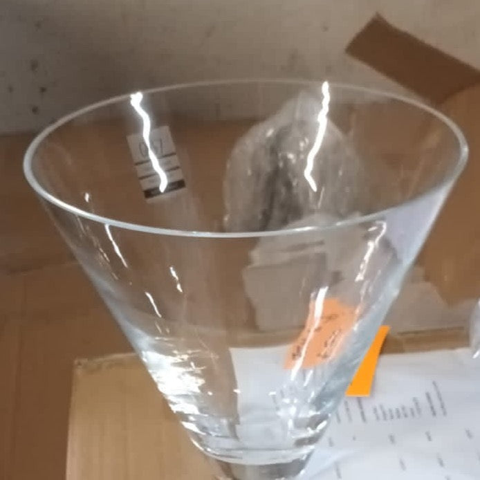 Clear Glass Vase Mouth Blown glass-Renaissance Design Studio