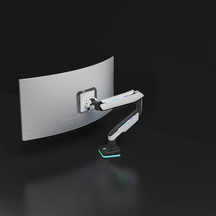 (Clearance Sale) Hinomi CyberFlex Gaming Monitor Arm with RGB Lighting